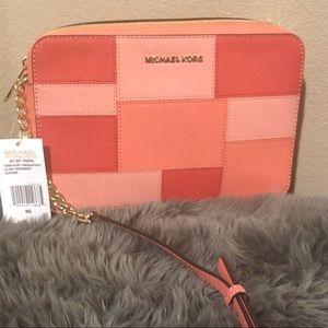 Pink grapefruit Michael Coors crossbody brand new